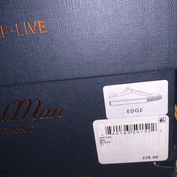 NIB Good Man Brand Edge in Black sz 11 - Picture 3 of 5